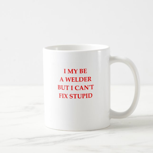 Schweißensschweißer Kaffeetasse (Rechts)