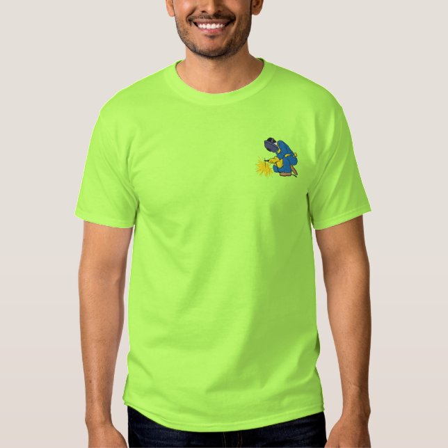 Schweißer Besticktes T-Shirt (Vorderseite)