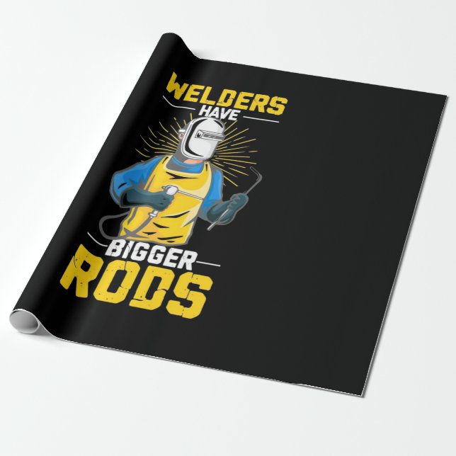 Schweisser haben größere Roden Geschenkpapier (Ungerollt)