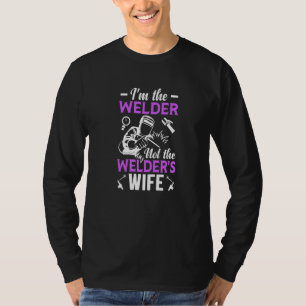 Schweißer Ich weiß, ich schweiße wie ein Mädchen, T-Shirt