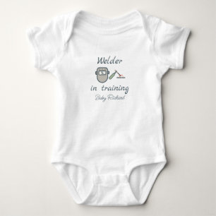 Schweißer in Ausbildung Schweißen Baby Strampler