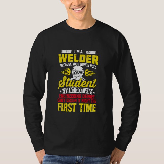 Schweißer   Schweißbilder T-Shirt (Vorderseite)