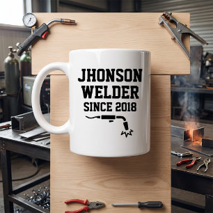 Schweißer seit 2018 Schweißen Metallarbeiter Indus Kaffeetasse
