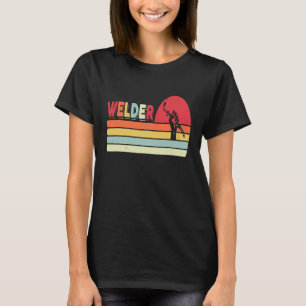 Schweißer Vintage Cool Schweißergeschenk Retro T-Shirt