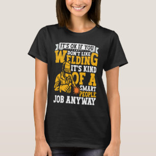 Schweißerbekleidung Schweißen Schmied Metallarbeit T-Shirt