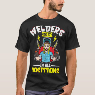 Schweißerin Schweißmechaniker Schmieden Metallbe T-Shirt