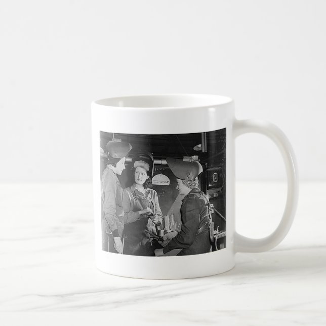 Schweißerinnen Kaffeetasse (Rechts)