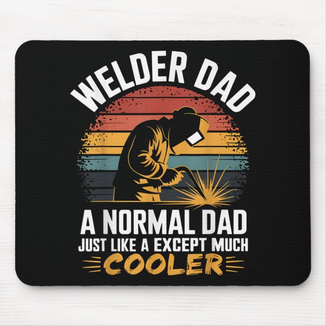 Schweissgeschenk für Vater, Schweißen, Vater oder  Mousepad (Vorne)