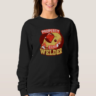Schweißhelm-Eigenschaft eines Heißschweissens Sweatshirt