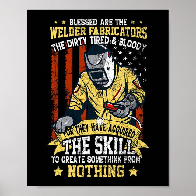 Schweißmaschine MIG für Metallwerkschweißmaschinen Poster (Vorne)