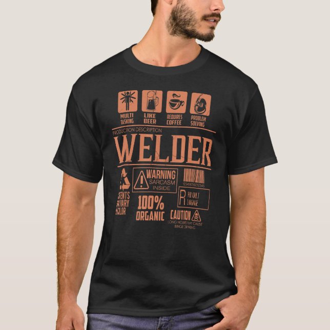 Schweißnähte für Männer T-Shirt (Vorderseite)