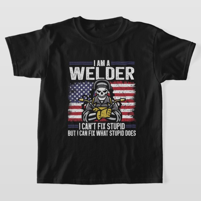 Schweißschweißen T-Shirt (Ablage )