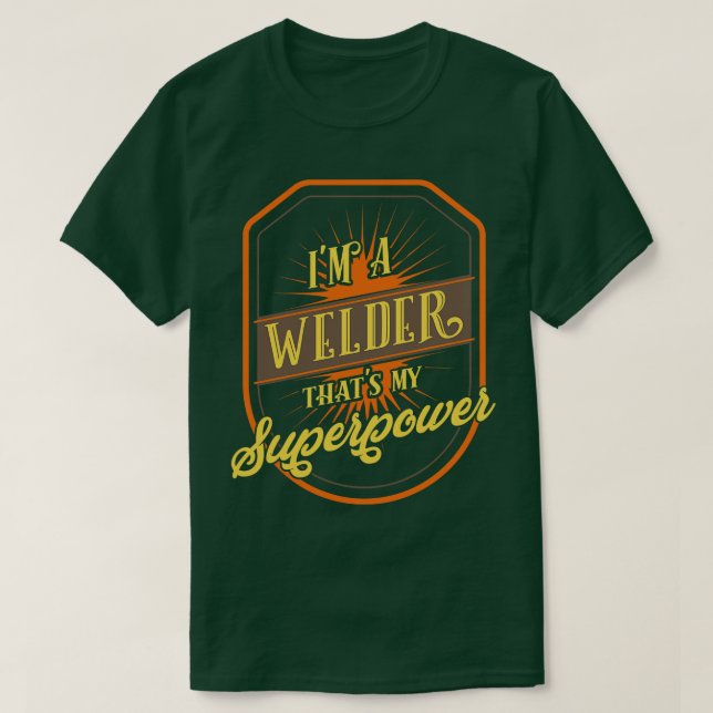 Schweißschweißen T-Shirt (Design vorne)