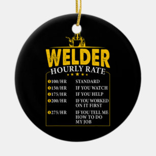 Schweissstundenquote verschweißende Arbeitslosenq Keramik Ornament
