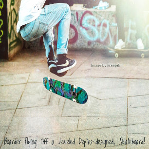 Schweißtiefen Skateboard