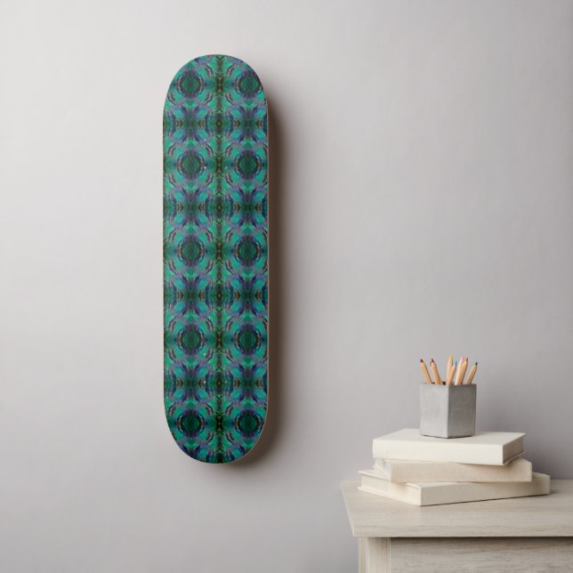 Schweißtiefen Skateboard (Wandkunst)