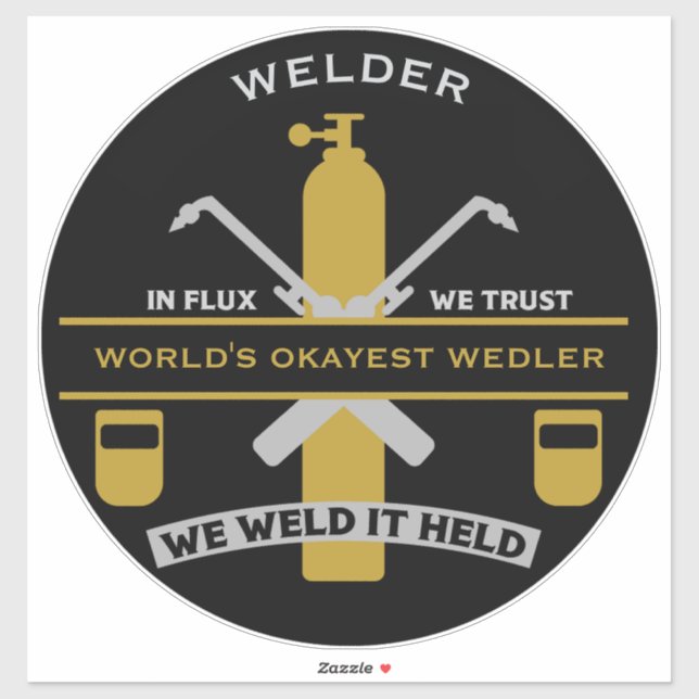 Schweißwitz-Geschenk Aufkleber (Blatt)