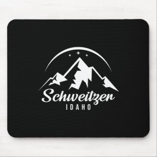 Schweitzer Idaho Skigebiet Skifahren Snowboarden Mousepad