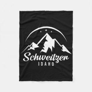 Schweitzer Idaho Skigebiet Skifahren Snowboardfahr Fleecedecke