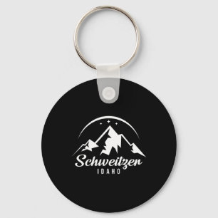 Schweitzer Idaho Skigebiet Snowboarden Schlüsselanhänger