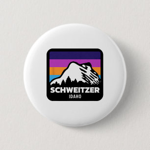 Schweitzer Mountain Idaho Skifahren Snowboarden Fa Button