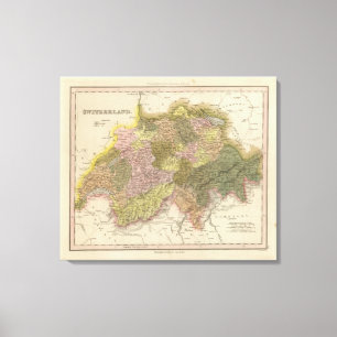 Schweiz 13 leinwanddruck