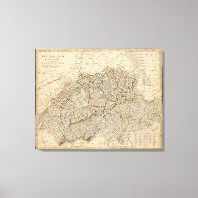 Schweiz 13 leinwanddruck (Vorderseite)