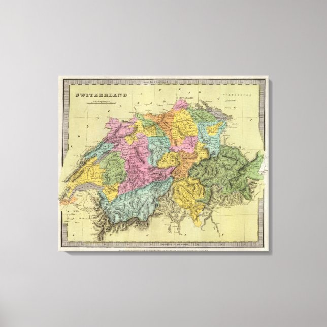 Schweiz 14 leinwanddruck (Vorderseite)