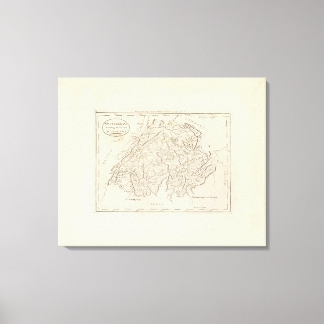 Schweiz 15 leinwanddruck (Vorderseite)