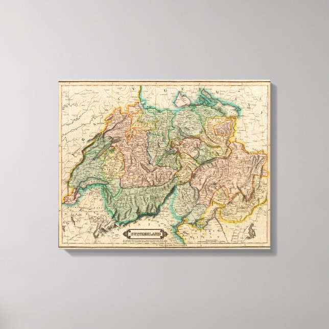Schweiz 16 leinwanddruck (Vorderseite)