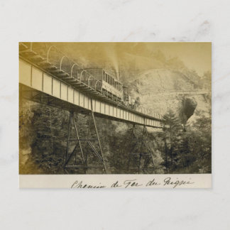 Schweiz 1908, Rigibahn, Vitznau Postkarte