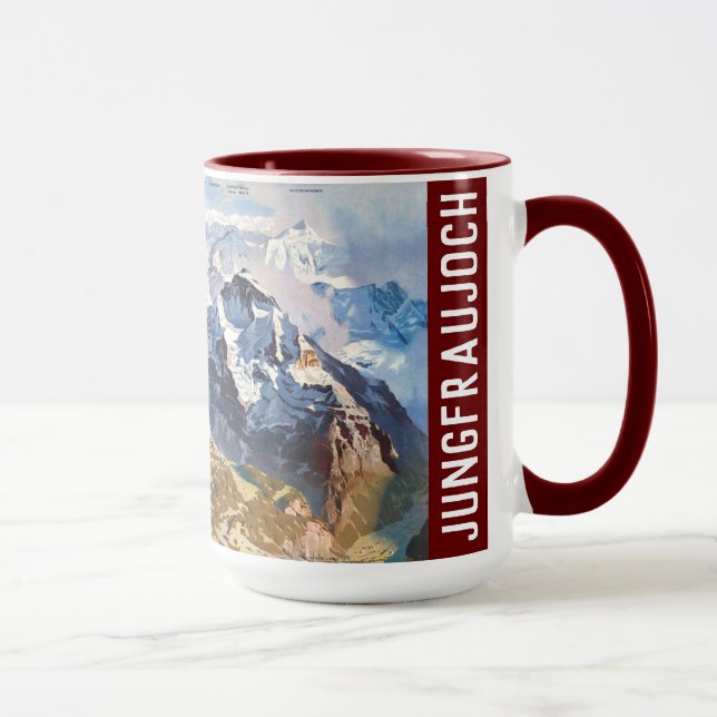 " Schweiz: 2021 - Jungfraujoch Panorama ... Tasse (Rechts)