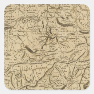 Schweiz 2 quadratischer aufkleber