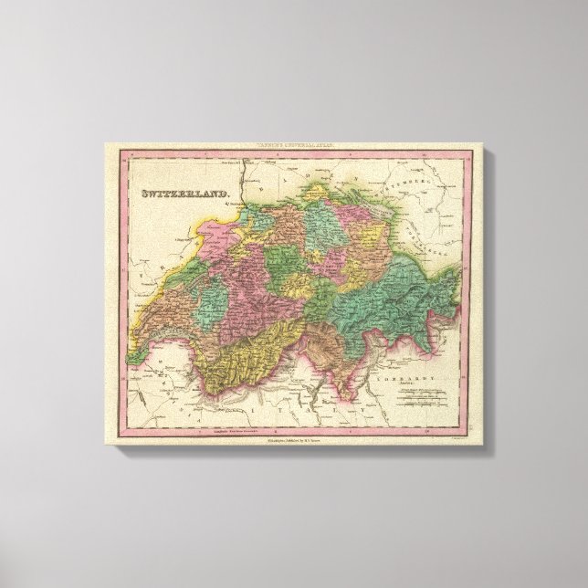Schweiz 3 leinwanddruck (Vorderseite)