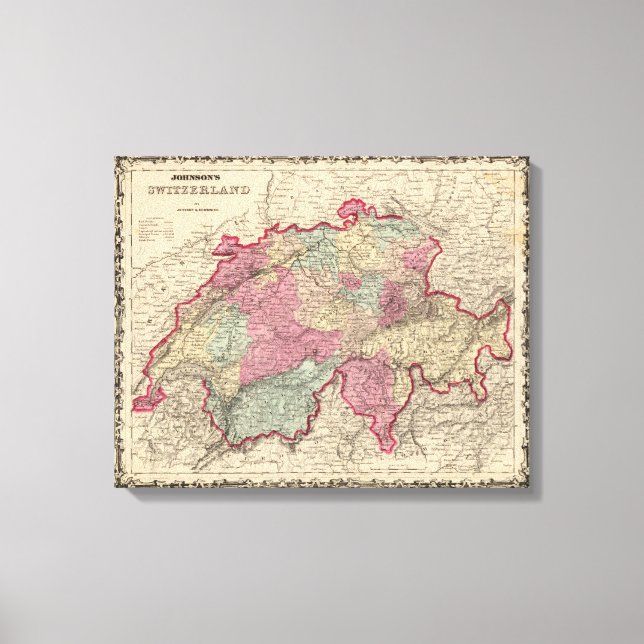 Schweiz 7 leinwanddruck (Vorderseite)