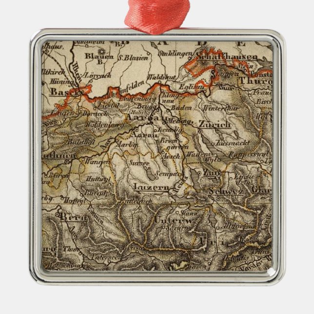 Schweiz 7 silbernes ornament (Vorne)