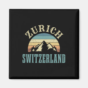 Schweiz Alpen Skifahren Schweizer Berge Lover Gesc Magnet