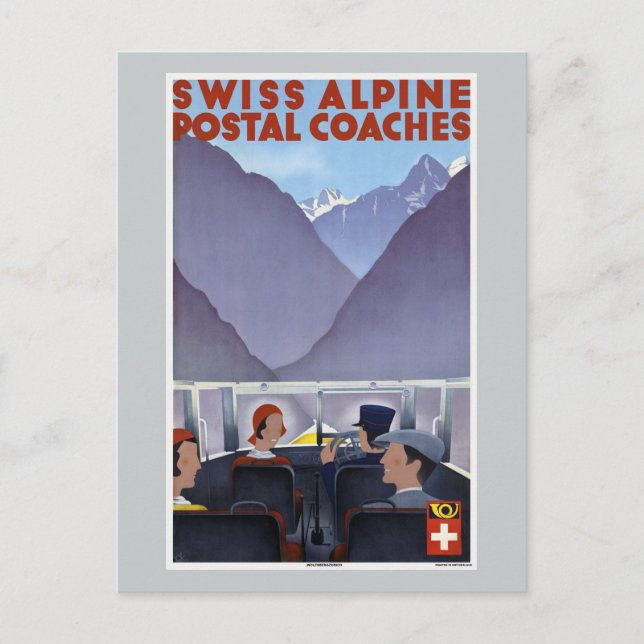 Schweiz Alpes - Schweiz Postkarte (Vorderseite)