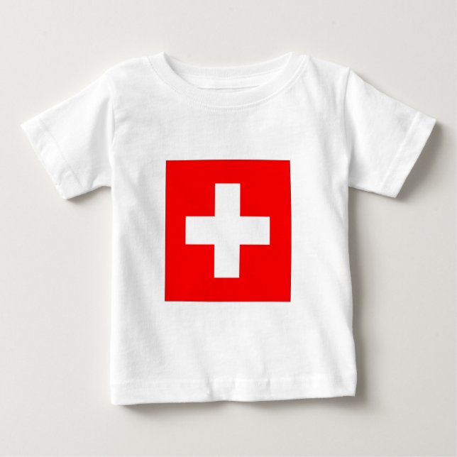 Schweiz Baby T-shirt (Vorderseite)