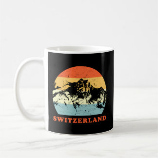 Schweiz Bergurlaub Rückzug Kaffeetasse