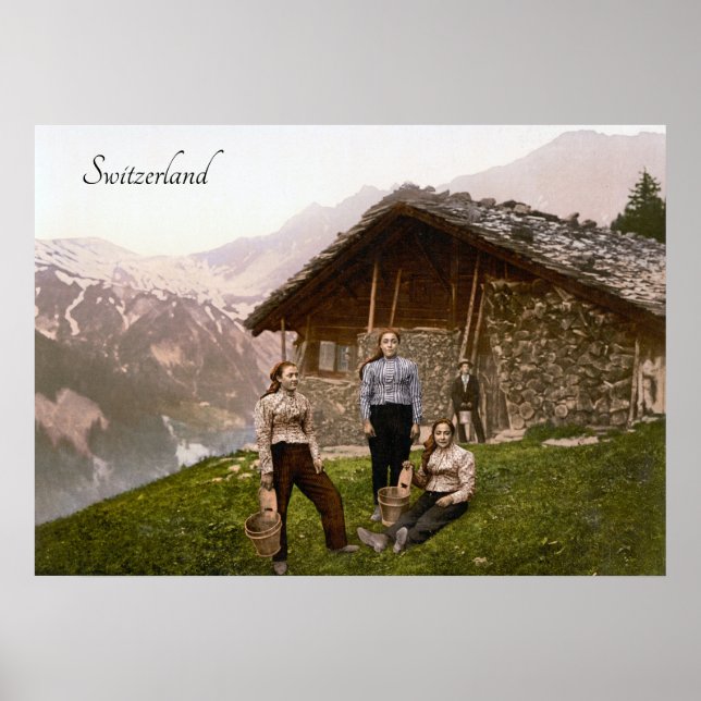 Schweiz (c. 1900) poster (Vorne)