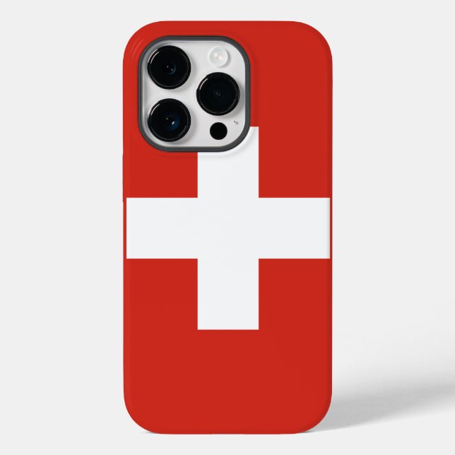 Schweiz Case-Mate iPhone 14 Pro Hülle (Rückseite)