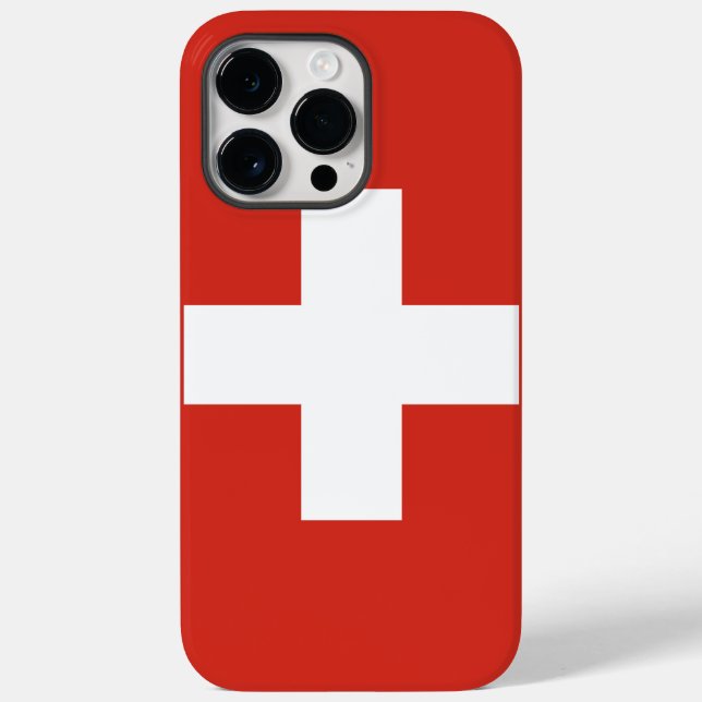 Schweiz Case-Mate iPhone 14 Pro Max Hülle (Rückseite)