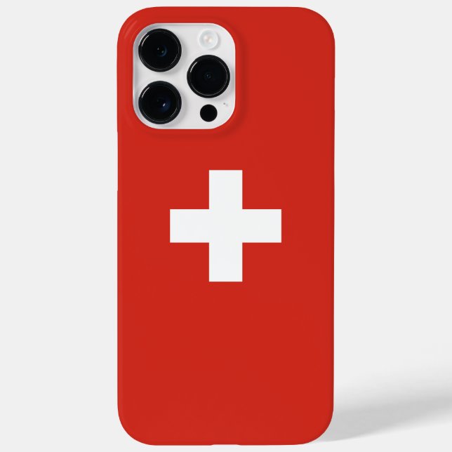 Schweiz Case-Mate iPhone 14 Pro Max Hülle (Rückseite)