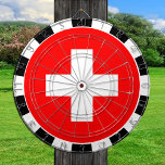 Schweiz - Dartboard & Swiss Flag / Spielbrett Dartscheibe<br><div class="desc">Dartboard: Schweizer Fahnendarts,  Familienspass-Spiele - Liebe mein Land,  Sommerspiele,  Urlaub,  Vatertag,  Geburtstagsparty,  Uni-Schüler / Sportfans</div>