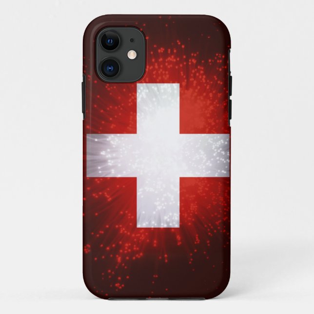 Schweiz; Die Schweiz-Flagge Case-Mate iPhone Hülle (Rückseite)
