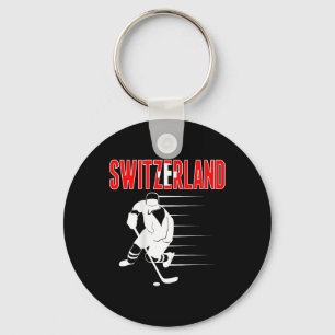 Schweiz Eishockey Liebhaber Jersey Schweizer Hocke Schlüsselanhänger