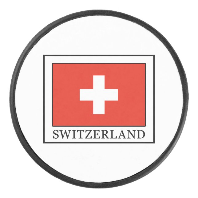 Schweiz Eishockey Puck (Vorderseite)