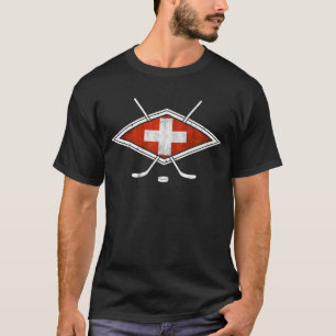 Schweiz Eishockey Schweizer Eis-Hockey T-Shirt