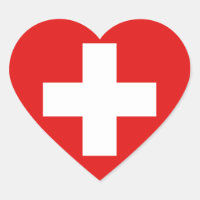 Schweiz-Flag-Heftsticker